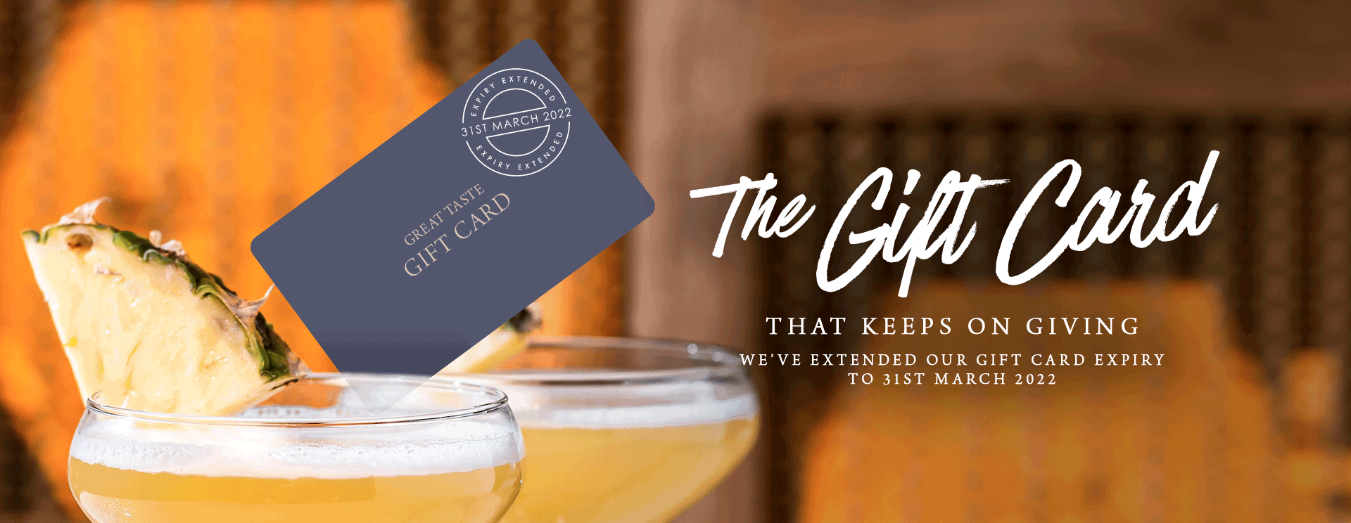 Give the gift of a gift card at Nags Head Inn Woking