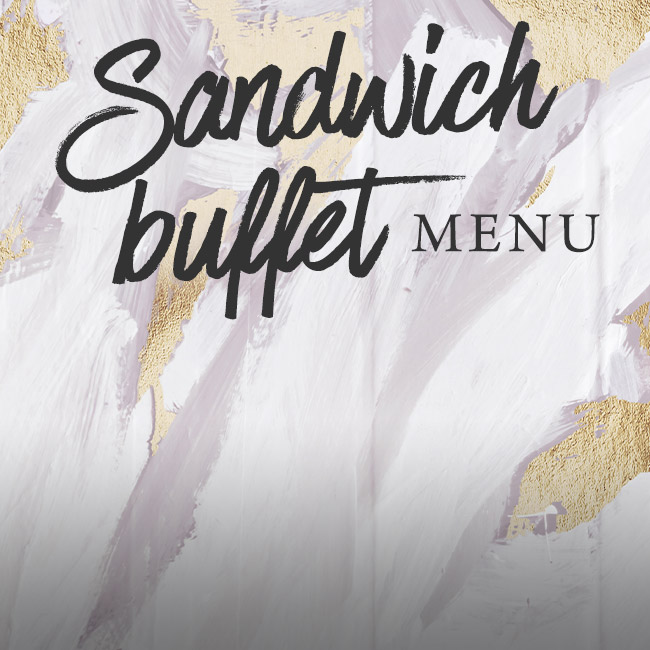 Sandwich buffet menu at Nags Head Inn Woking